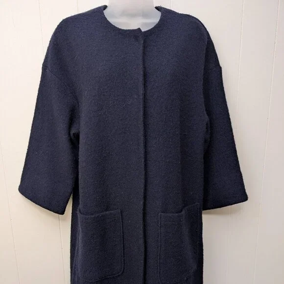 Clements Ribeiro Portobello Jackets Coats Clements Ribeiro Portobello Navy 0 Pure Wool Coat Size 8